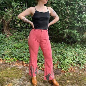 Big Bud Press Pink Western Pants Size Small